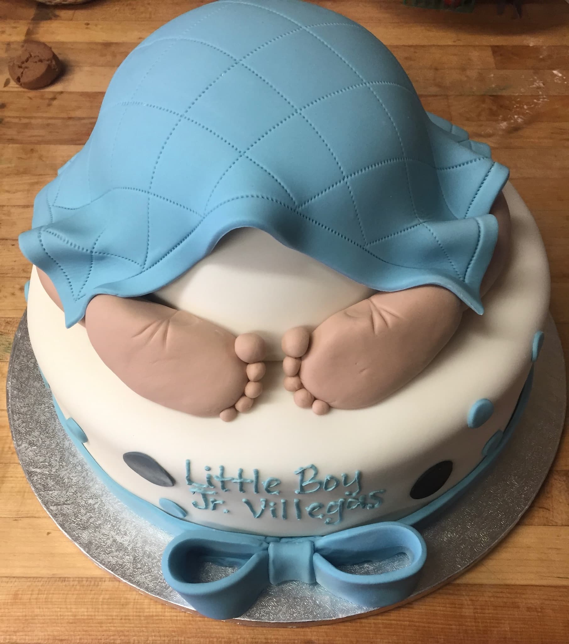 Baby Boy Shower Cake