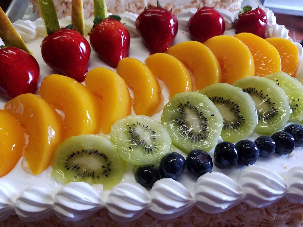 Rainbow Fruit Rows